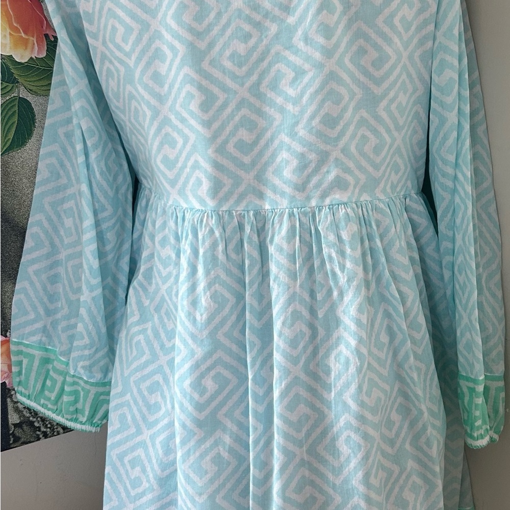 NWOT SAIL TO SABLE x STYLE CHARADE Sz.L. GAIL TUNIC DRESS. CLASSIC ELEGANCE. - Picture 5 of 10